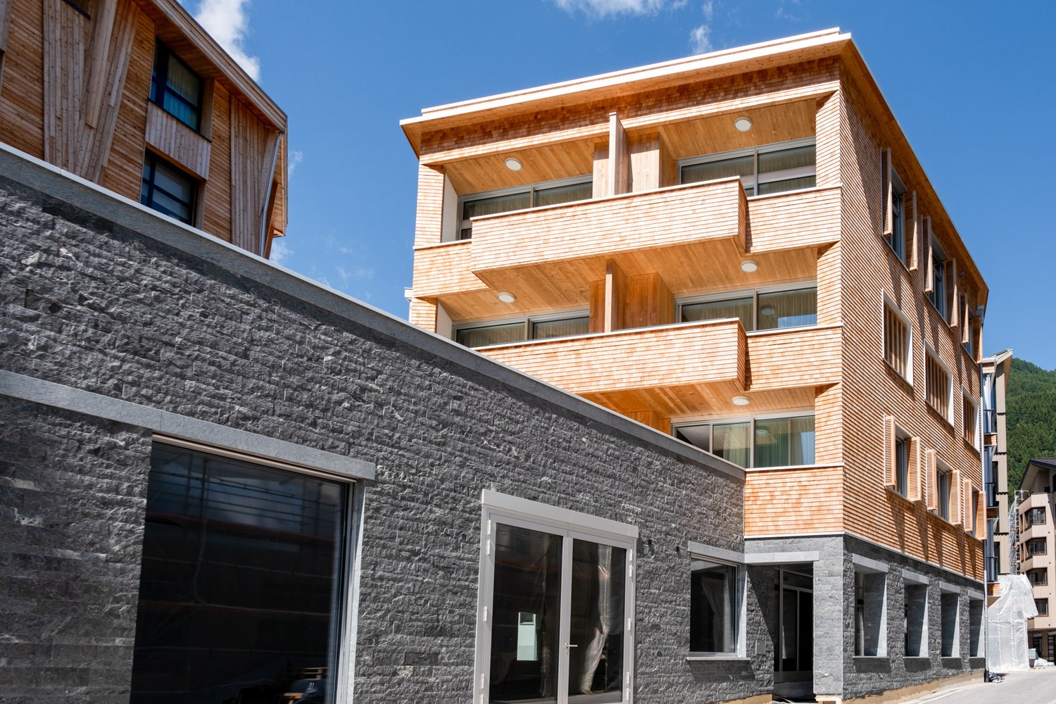 Fassade des Apartmenthauses Silva in Andermatt