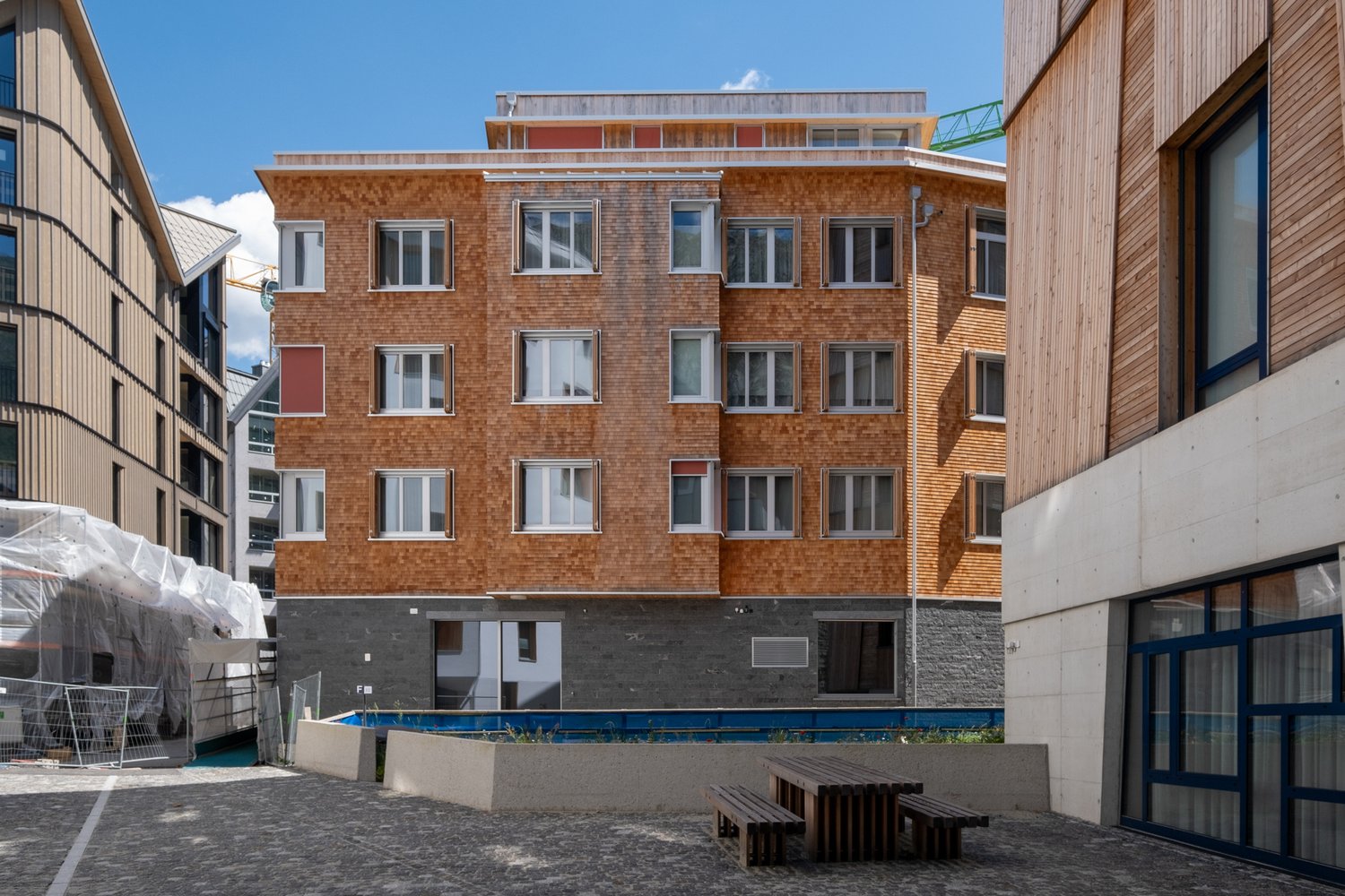 Fassade des Apartmenthauses Silva in Andermatt