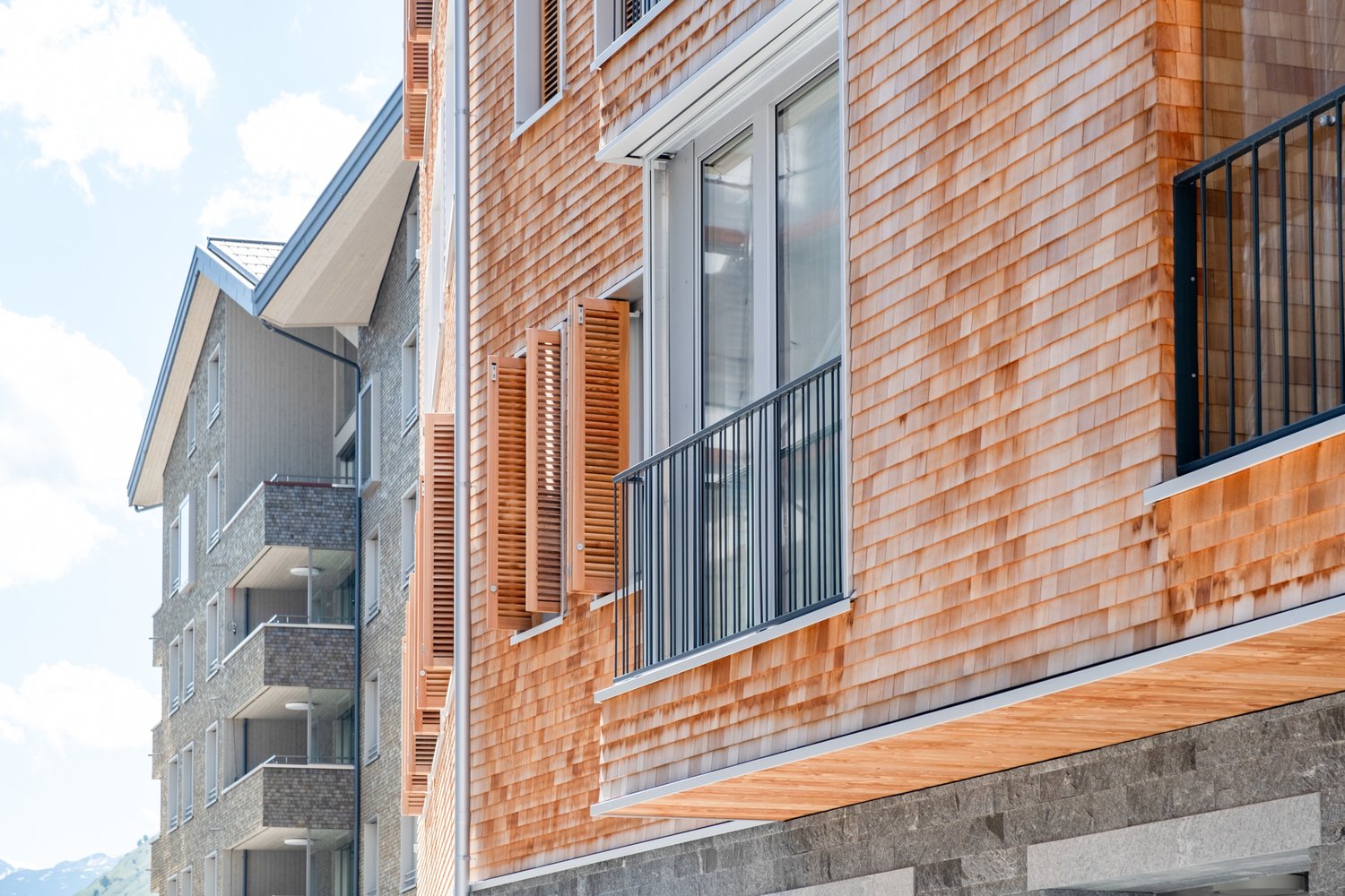 Fassade des Apartmenthauses Silva in Andermatt