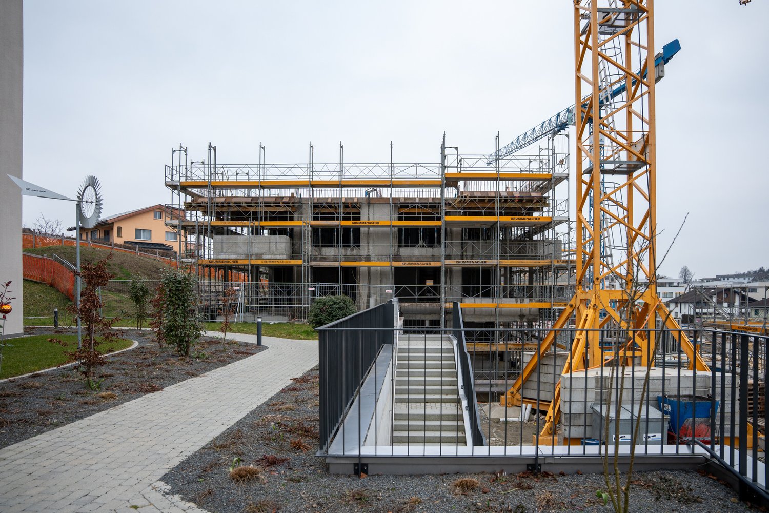 Rohbau der Leumatt 3. Etappe in Buchrain