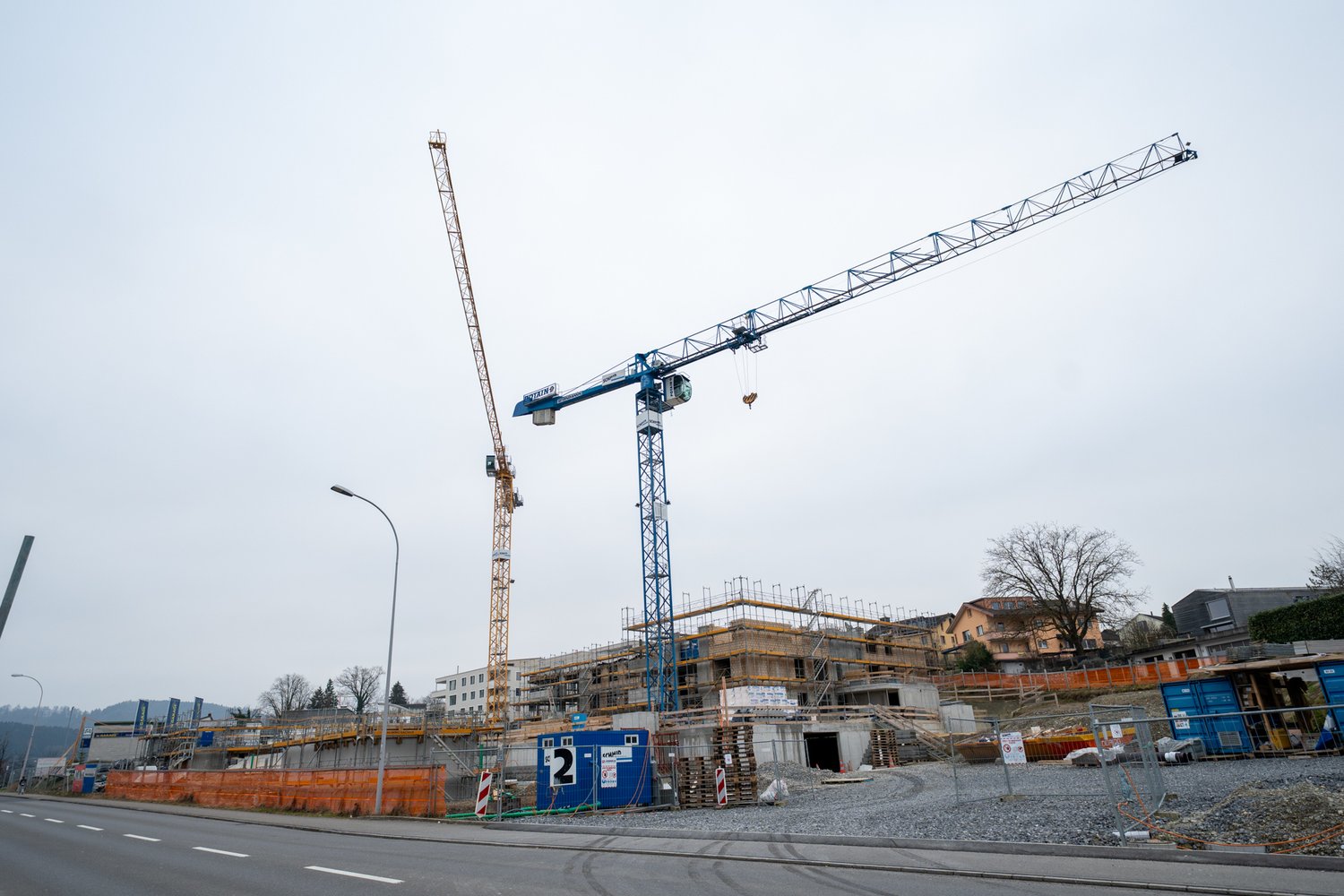 Rohbau der Leumatt 3. Etappe in Buchrain