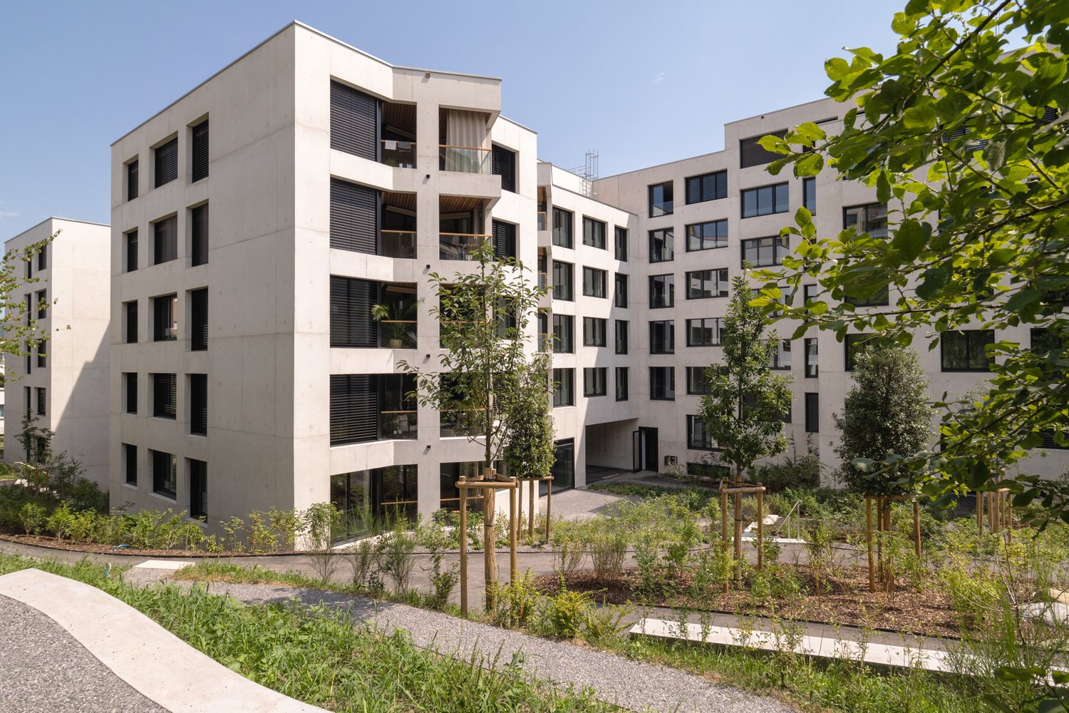 Hinterhof der oberen Berstrasse in Luzern