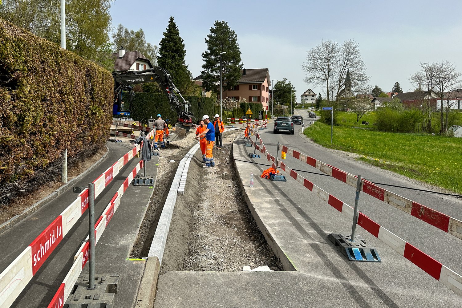 Strassensanierung in Schönenberg 